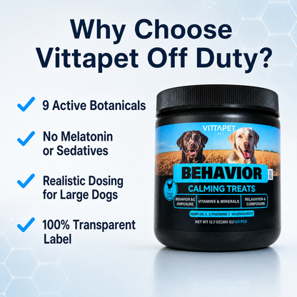 Vittapet Labs Off Duty | Calming Soft Chews