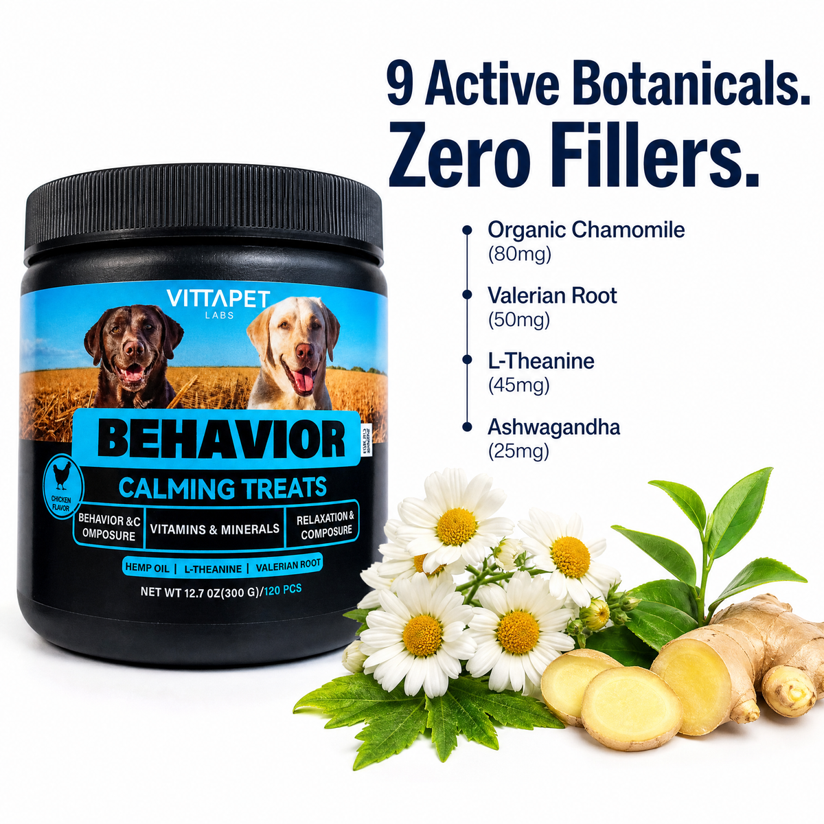 Vittapet Labs Off Duty | Calming Soft Chews